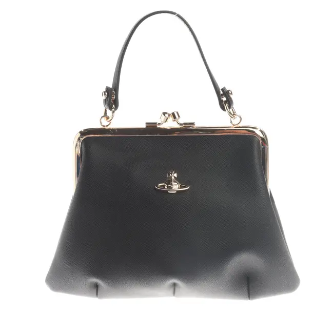 Handtasche in Schwarz, Leder, Vivienne Westwood