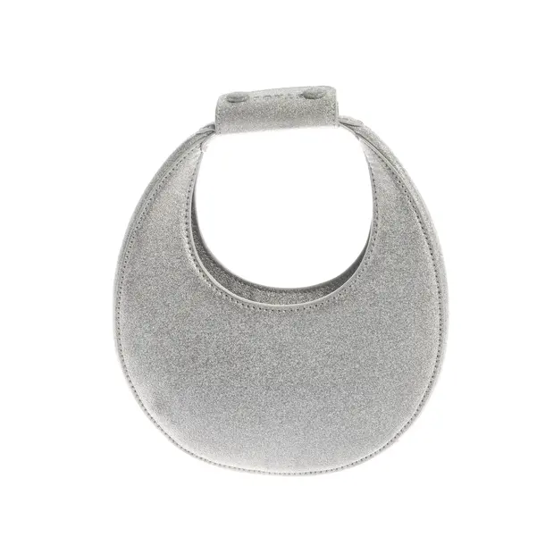 Handbag in Metallic, Leather, Staud