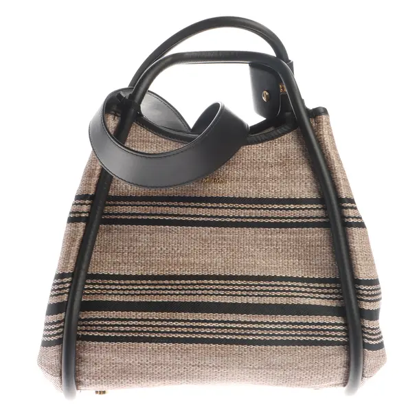 Handbag in Brown, Polyvinyl, Max Mara