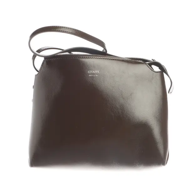 Schultertasche, in Braun, Leder, Khaite