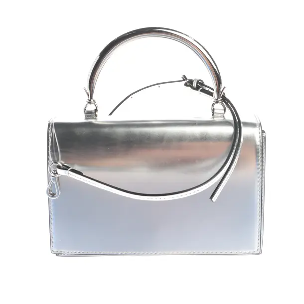 Handtasche in Metallic, Leder, Staud