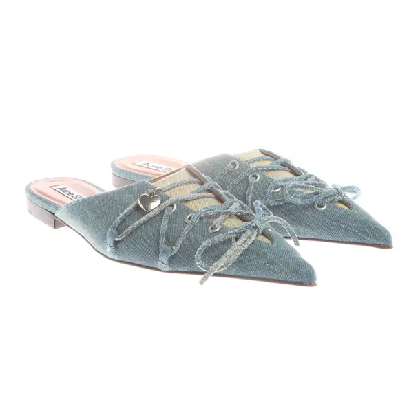 Mules in Blau, , Acne Studios