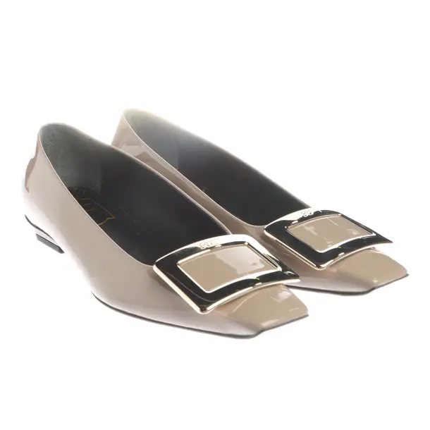 Ballerinas in Braun, , Roger Vivier