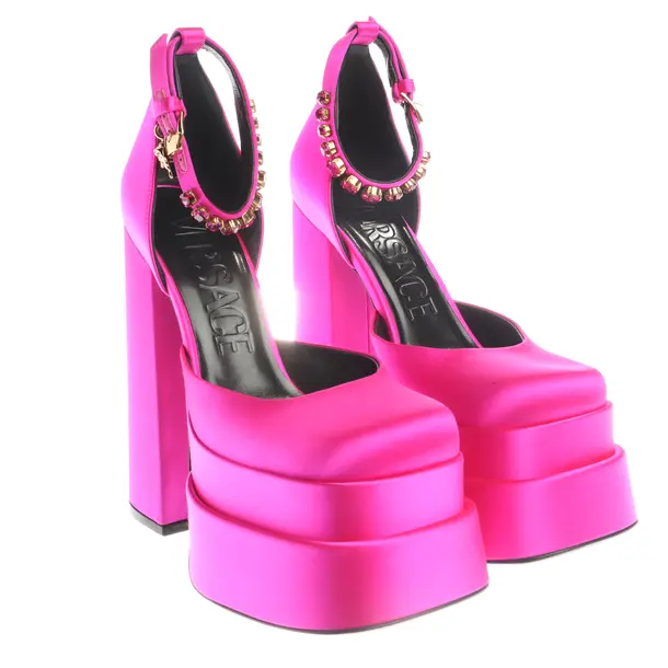 Pumps in Pink, , Versace