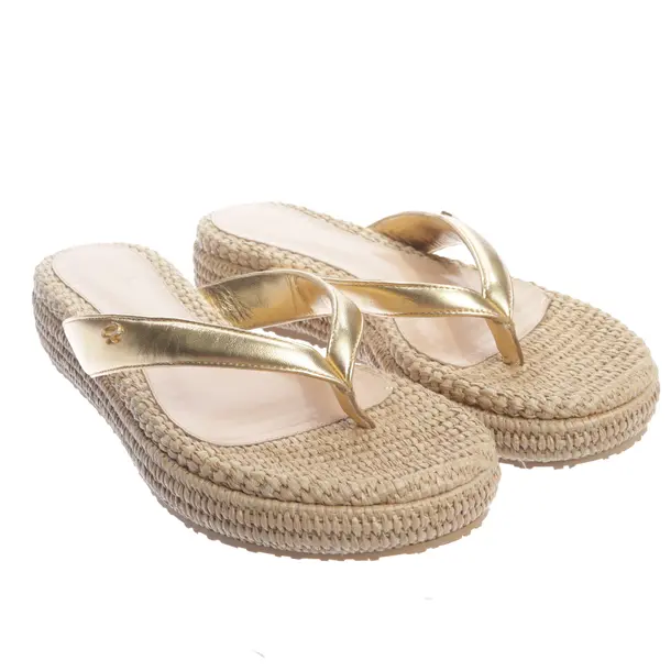 Platform Sandals in Metallic, , Gianvito Rossi