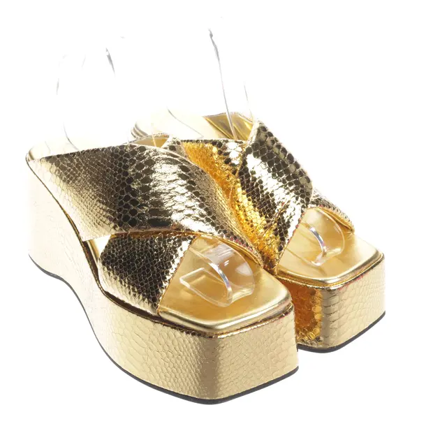 Sandaletten in Metallic, , Paris Texas