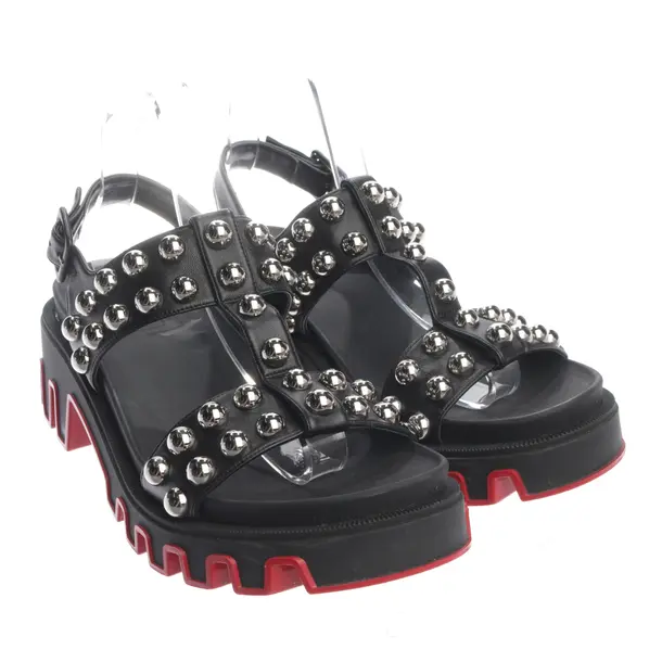 Sandaletten in Schwarz, , Christian Louboutin