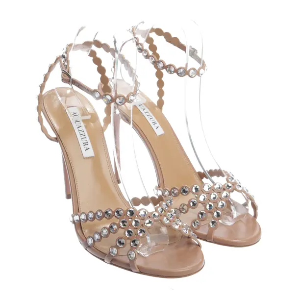 Heeled Sandals in Brown, , Aquazzura