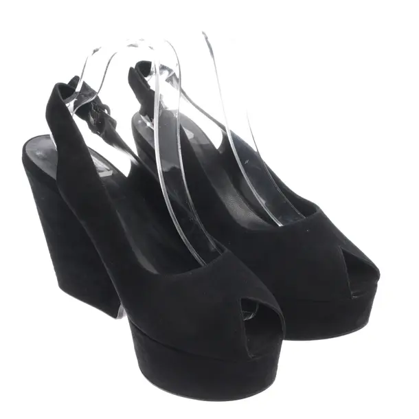 Wedges, in Black, Clergerie