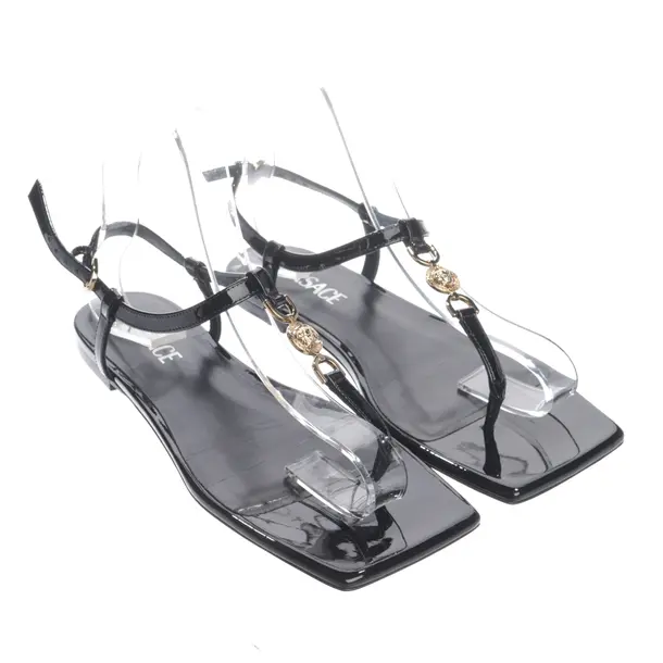 Riemchensandalen, in Schwarz, Versace