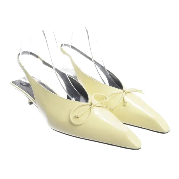 Slingbacks in Yellow, , Jacquemus
