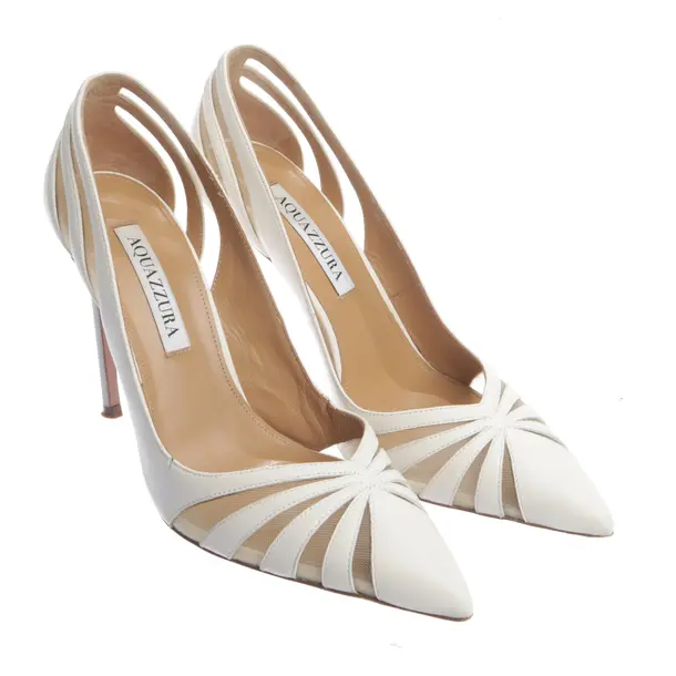 Pumps, in Cream, Aquazzura