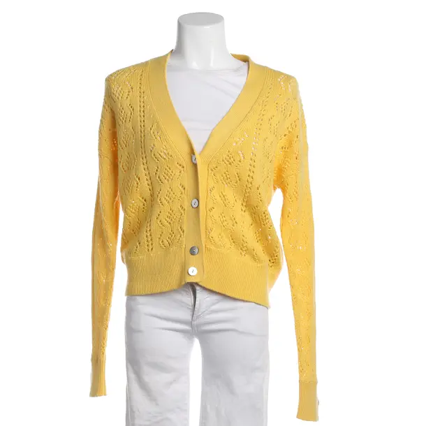Strickjacke in Gelb, Kaschmir, FTC Cashmere