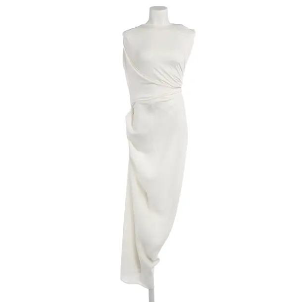 Cocktail Dress, in White, Viscose, Christopher Esber