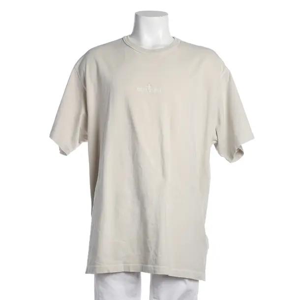 T-Shirt in Weiß, Baumwolle, Stone Island