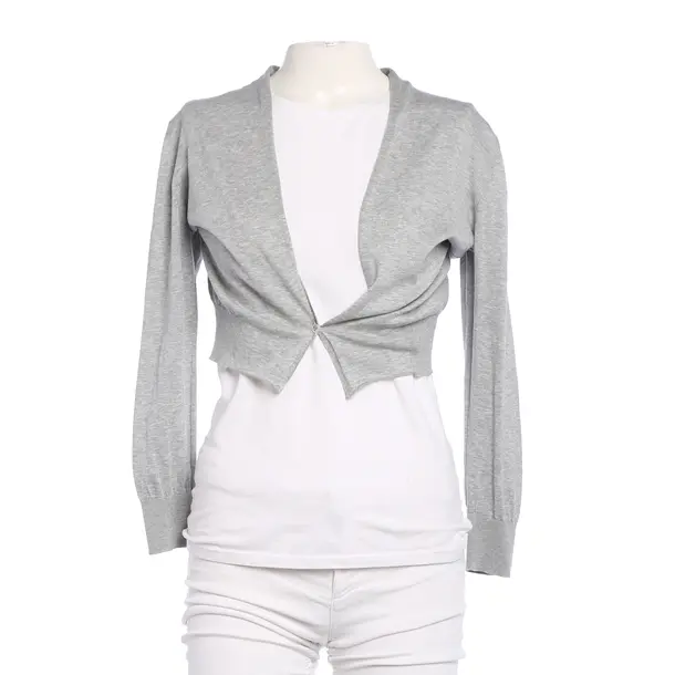 Cardigan in Gray, Cotton, Fabiana Filippi