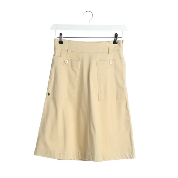 Skirt in White, Cotton, Mos Mosh