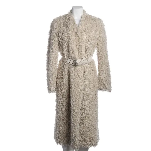 Winter Coat in White, Polyester, Patrizia Pepe