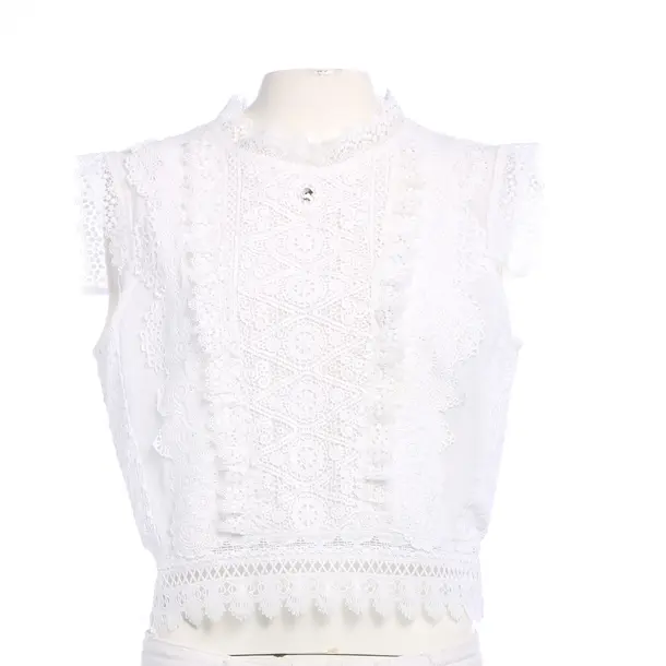 Bluse, in Weiß, Baumwolle, High Use