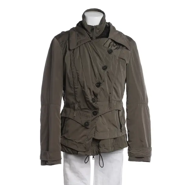 Mid-Season Jacket in Gray, Microfiber, Marc Cain Sports
