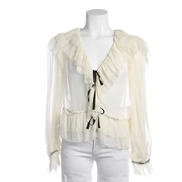 Blouse in White, Silk, Ulla Johnson