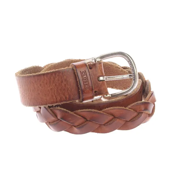Belt in Brown, Leather, Closed
