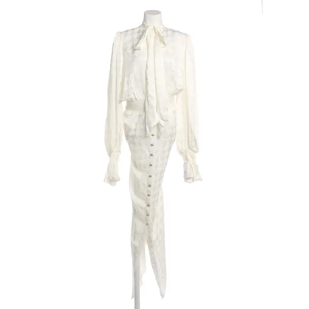 Dress, in Cream, Silk, Balmain
