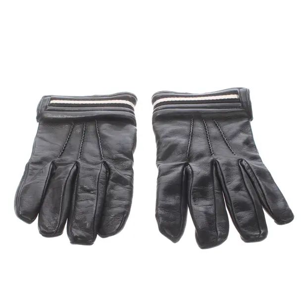 Gloves in Black, Leather, Bally