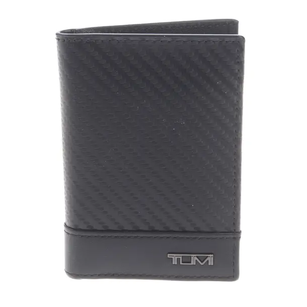 Card Holder in Gray, Leather, Tumi