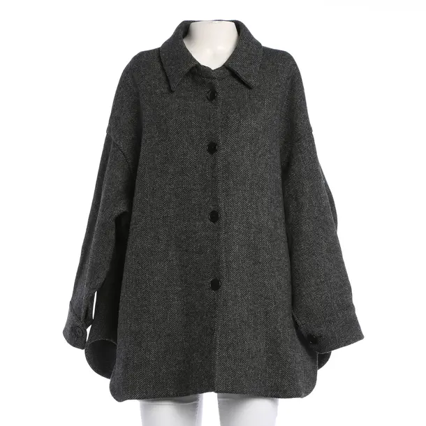 Mid-Season Jacket in Gray, Wool, SoSue