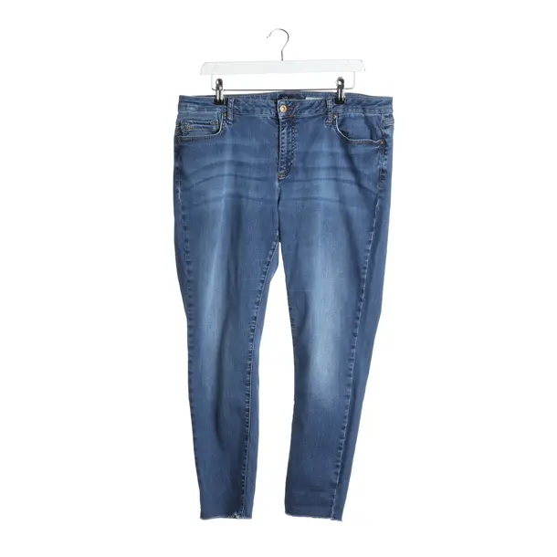 Jeans Slim Fit in Blau, Baumwolle, Raffaello Rossi