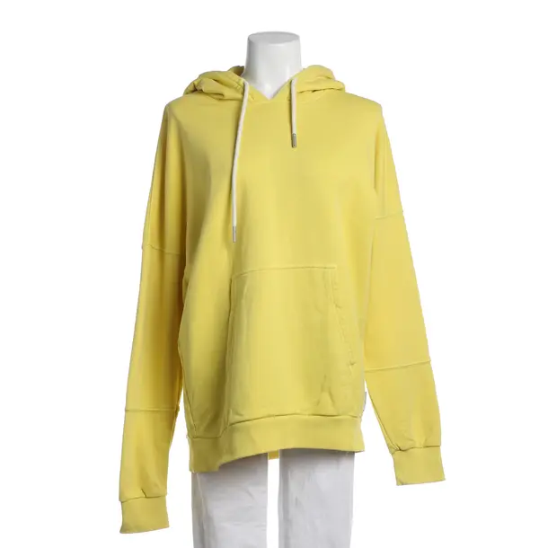 Felpa con cappuccio, in Giallo, Seta, Elias Rumelis