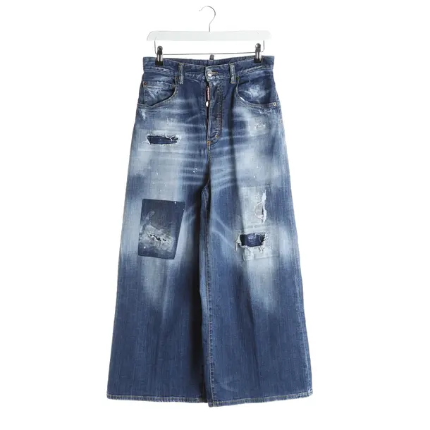 Jeans straight fit, in Blu, Cotone, Dsquared