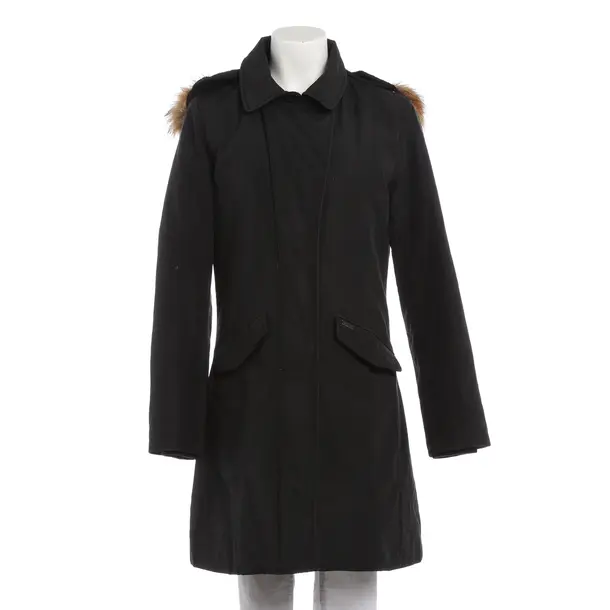 Winter Coat in Black, Polyester, Woolrich