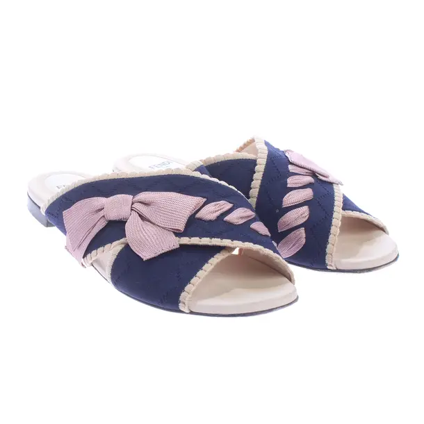 Sandals in Blue, , Fendi