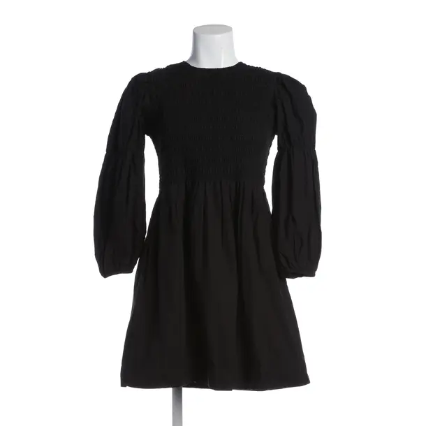 Kleid in Schwarz, Baumwolle, Ganni