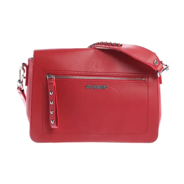 Borsa a cinture a tracolla, in Rosso, Poliammide, Amore Moschino