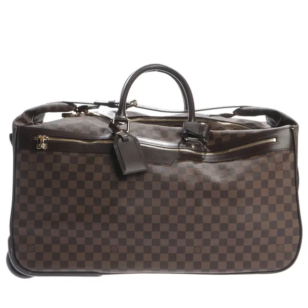Weekender Bag, in Dark Brown, Canvas, Louis Vuitton