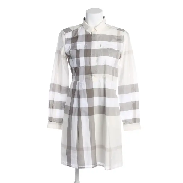 Dress, in White, Cotton, Burberry Brit
