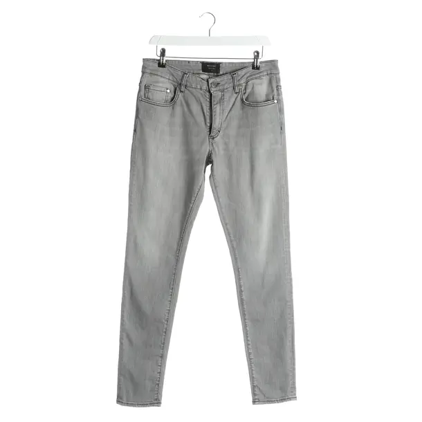 Jeans straight fit, in Grigio, Cotone, Rappresentare