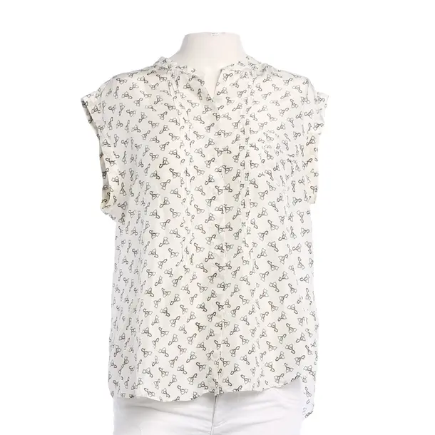 Blouse in White, Silk, Robert Friedman