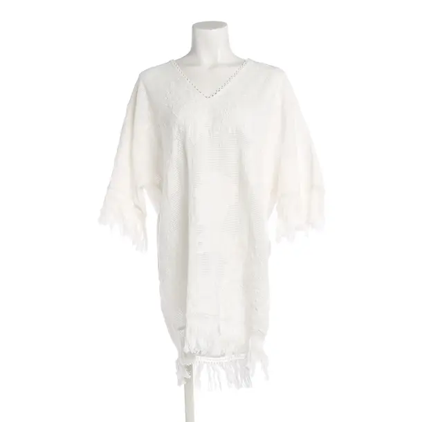 Dress, in White, Cotton, Farm Rio