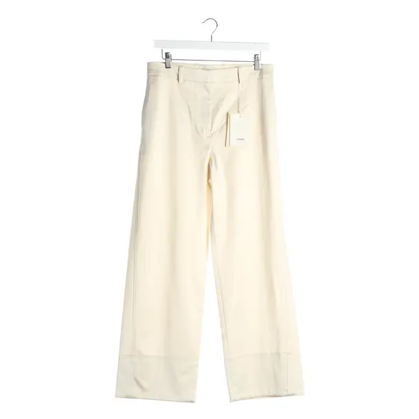 Pants, in Beige, Viscose, Totême