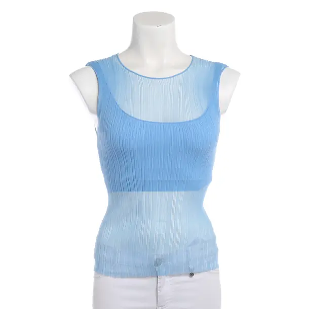 Top, in Light Blue, Polyester, Jonathan Simkhai