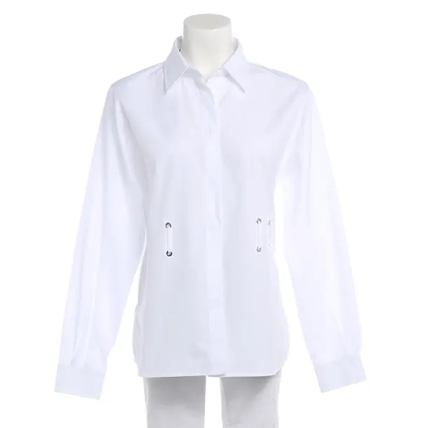 Bluse, in Weiß, Baumwolle, Max Mara