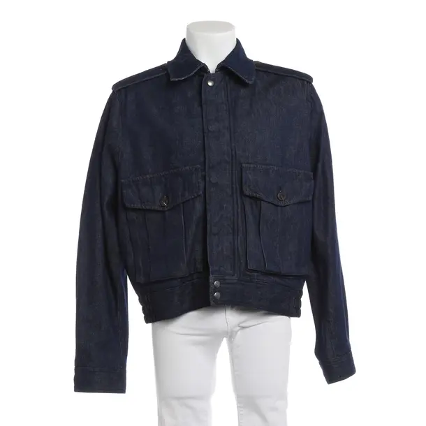 Mid-Season Jacket, in Navy, Cotton, Dries van Noten