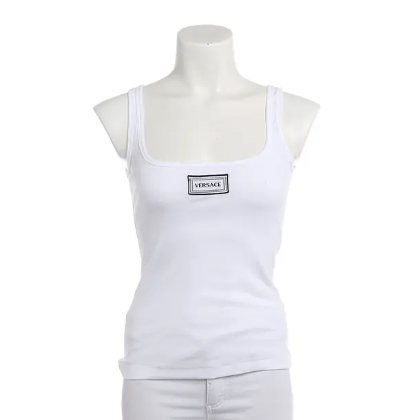 In alto, in Bianco, Cotone, Versace