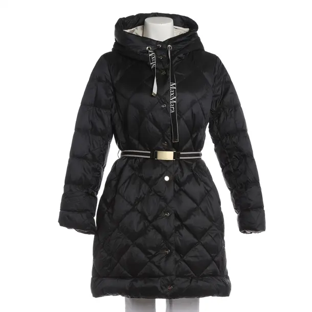 Mid-Season Coat, in Black, Polyamide, Max Mara