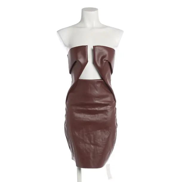Cocktail Dress, in Brown, Cotton, Rick Owens
