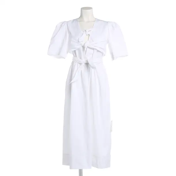 Kleid, in Weiß, Baumwolle, Ganni